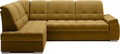 Coltar extensibil stanga 3 locuri ELTAP, LT-45NU, Sado, 272x192x95 cm, lemn/poliester, mustar