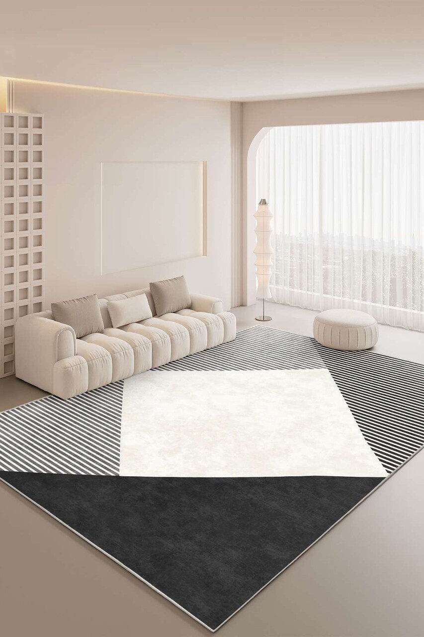 Covor (160 x 230), Sftkece028, 160x230 cm, Negru - view 4