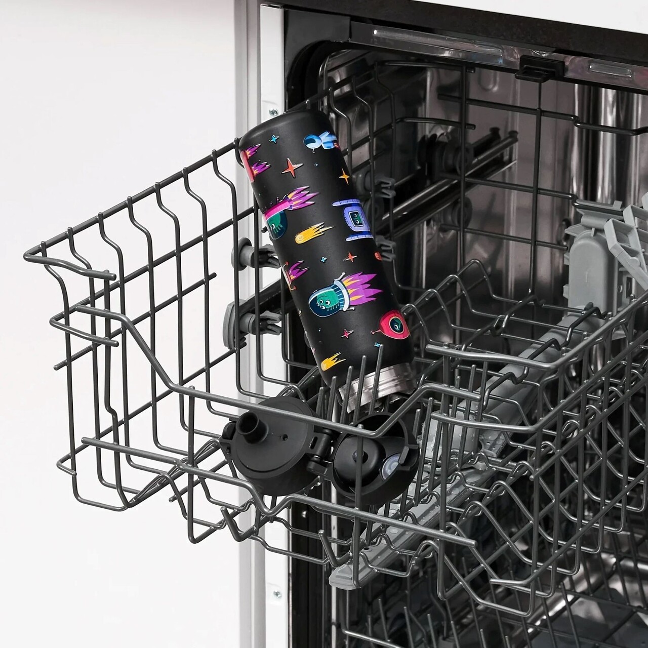 Sticla apa pentru copii Slim, inox, 600ml, Spaceships - Ion8 - view 10