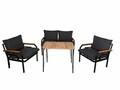 Set mobilier de gradina, Hanah Home, Kutay, Antracit