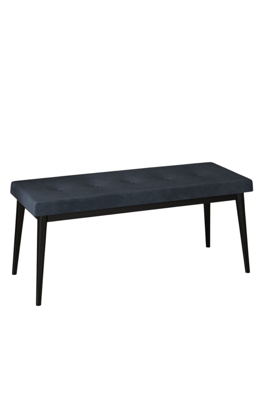 Banca, Hanah Home, Arwen Bench, Antracit / Negru — imaginea 2