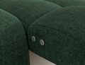 Coltar extensibil stanga 3 locuri ELTAP, Ceedro, 283x165x98 cm, lemn/poliester, verde inchis