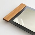 Oglinda Cheval, Neostill, Murano, 50x170x3 cm, Metal, Stejar / Fume