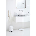 Set 2 agatatori pentru prosoape, Brabantia, White, 4.8x4.8x2.9 cm, polipropilena, alb