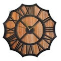 Ceas de perete, MET-MDF-UYART-2086, Dimensiune: 50 x 50 cm, Negru