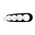 Aplica de perete, Fulgor, 942FLG1396, Metal, Negru / Crem