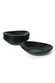Set farfurii, Keramika, 275KRM2214, Ceramica , Nu absoarbe apa, Negru mat