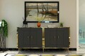 Consola, Olivia, Arno KB150, Antracit / Aur