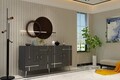 Consola, Olivia, Line KB150, Antracit / Argintiu