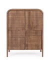 Bufet inferior Sanat, Bizzotto, 90x45x120 cm, lemn de mango/MDF, lucrat manual, maro