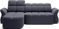 Coltar extensibil stanga 3 locuri ELTAP, Beneth, 301x185x115 cm, lemn/poliester, albastru