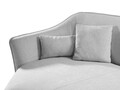 Coltar stanga 5 locuri, Hailey, Micadoni Home, 292x138x79 cm, tesatura boucle, ivoriu