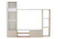 Mobilier living Blossom, Pakoworld, 220x32.4x177.5 cm, PAL melaminat, light sonoma