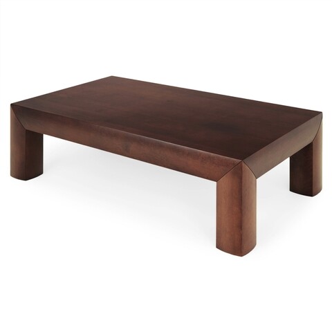 Masuta de cafea, luvru, l.140 l.80 h.40, mdf/pal/furnir de fag, maro