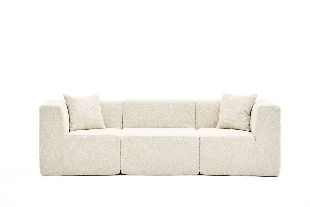 Canapea 3 locuri, Atelier del Sofa, 613LFS1112, Crem — imaginea 4