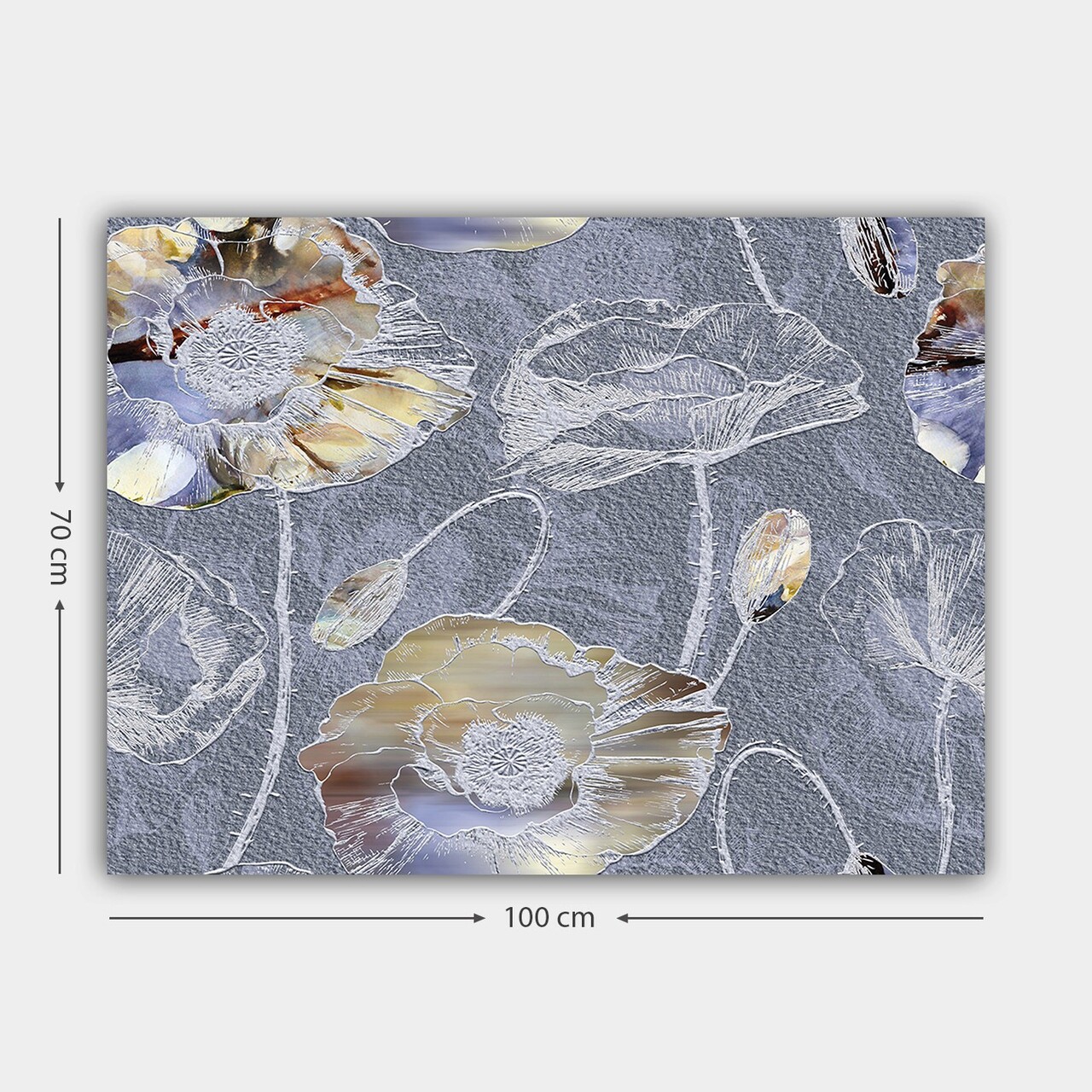 Tablou decorativ, 1061853800_70100, Canvas, Cadru: 100% LEMN (grosime: 3cm), Multicolor