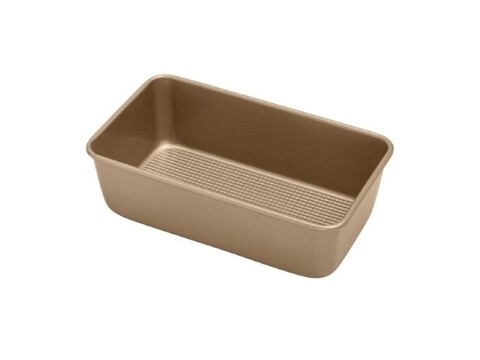 Tava de copt chec, gold, brandani, 23.5x14 cm, otel carbon non-stick