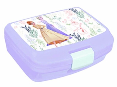 Poza Cutie sandwich Herbal Frozen II, Disney, 17x12.2x6.5 cm, plastic, alb