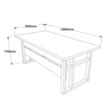 Set mobilier de birou, Locelso, MN07, Nuc / Antracit