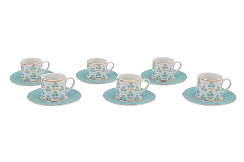 Set de cafea Kutahya Porselen, RU12KT4309728, 12 piese, portelan