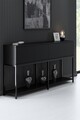 Consola, Bexley, Lord, 150x80x30 cm, PAL, Negru