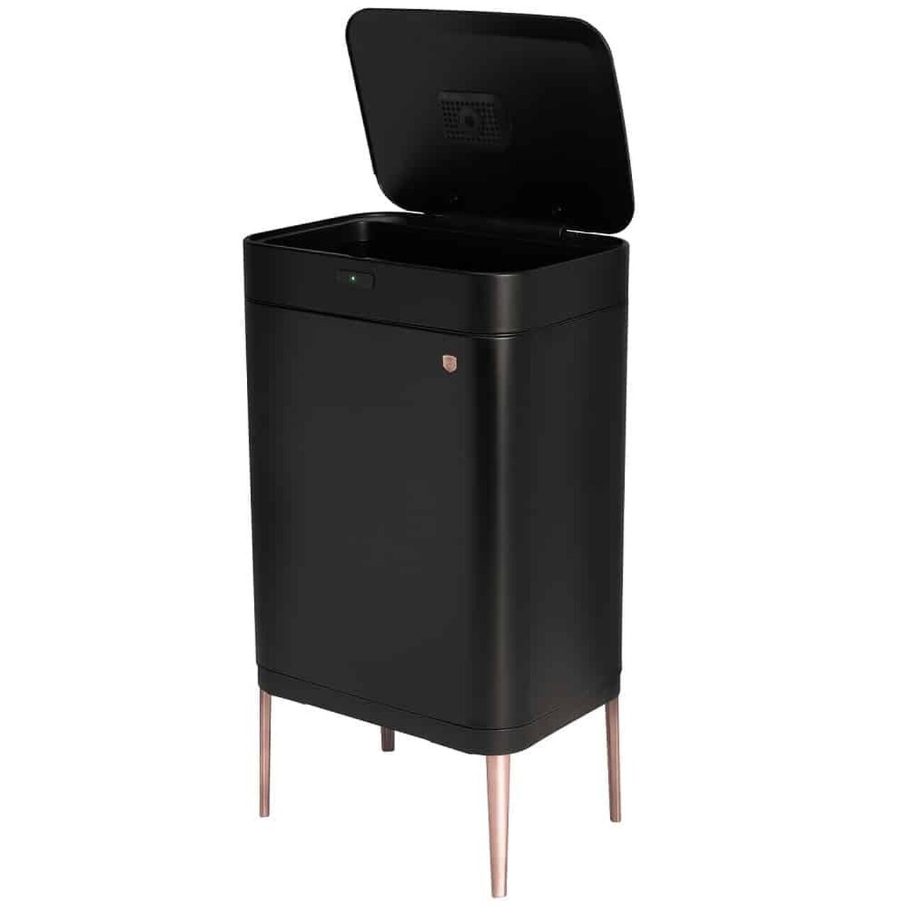 Cos de gunoi cu senzor Berlinger Haus, Black Rose, 42x30x76 cm, 60 L, fier, negru - imagine 6