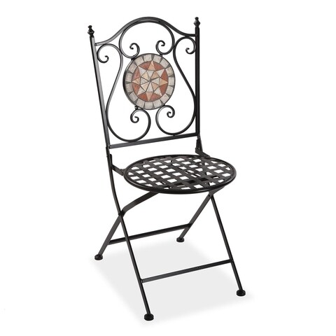 Scaun pentrgradina Color Greek, Versa, 35x50x92 cm, metal