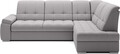 Coltar extensibil dreapta 3 locuri ELTAP, RT-04GO, Sado, 272x192x95 cm, lemn/poliester, gri deschis