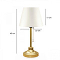 Lampa de masa, Insignio, 780SGN2528, Metal, Crem