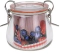Borcan cu capac, 400 ml, 11.7x10.5 cm, sticla