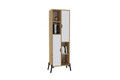 Corp biblioteca, Puqa Design, Sorrento, 48.2x160x30 cm, PAL, Stejar Safir / Alb