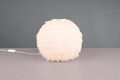 Lampa de masa Furry, RL, 30x24 cm, 10W, 1x E14, plus sintetic, alb