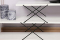 Comoda TV, Kalune Design, Zigzag, 120x40x30 cm, Alb