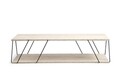 Masuta de cafea, Kalune Design, Labranda, Travertin / Negru