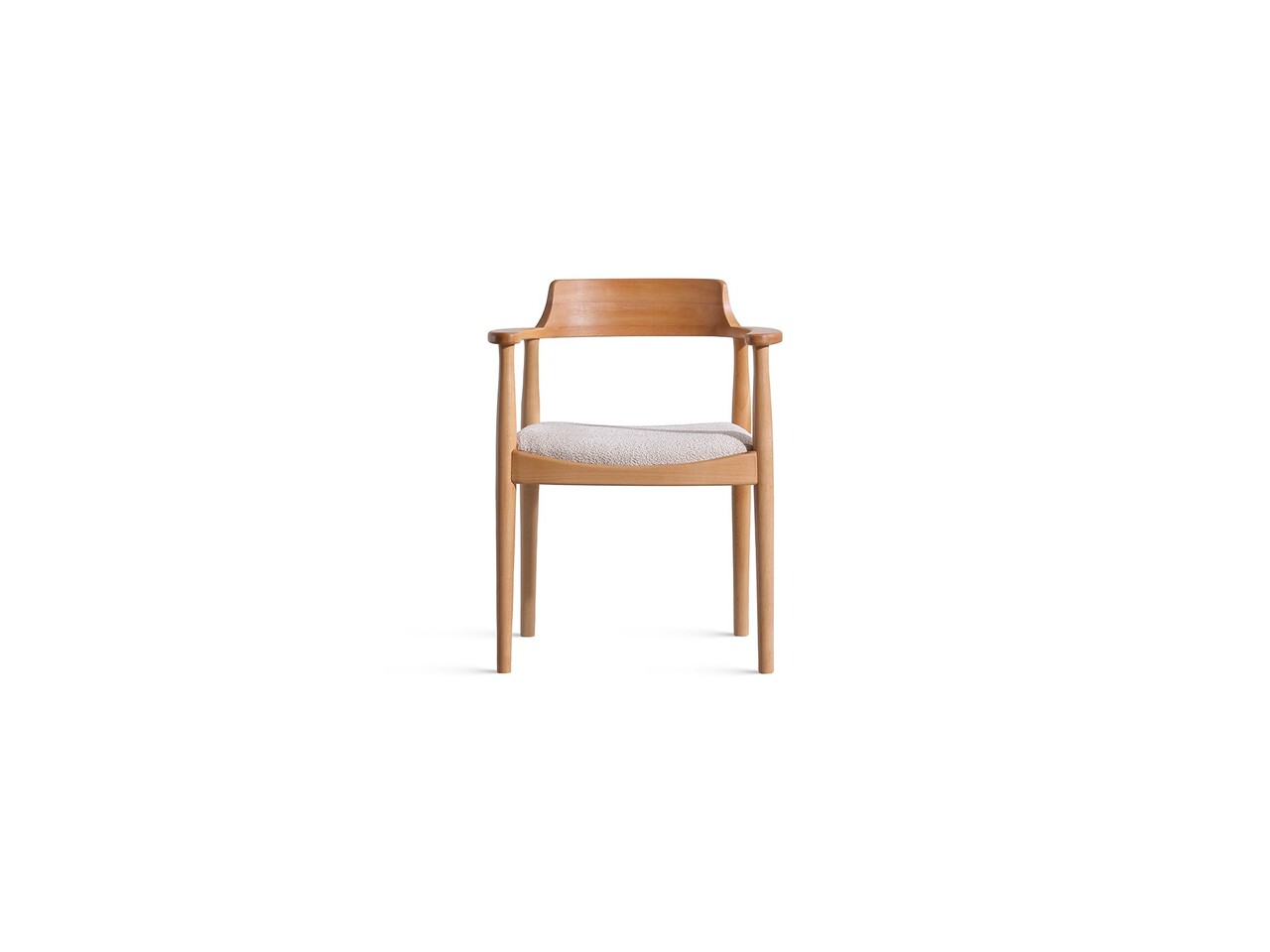 Scaun, Fairfax, Roma, 62x80x44 cm, Natural - 1 | YEO