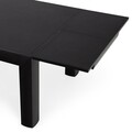 Masa dining extensibila, Chic, L.200/250/300 l.100 H.76, mdf/pal/furnir de mesteacan, wenge