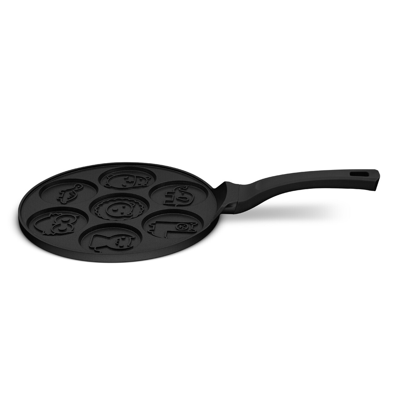 Tigaie pentru clatite, 7 forme Berlinger Haus, Black Rose, 26 cm, aluminiu turnat, negru - imagine 2
