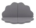 Perna universala copii Baby Pad, Bulut, 120x120x5 cm, Bumbac, Gri