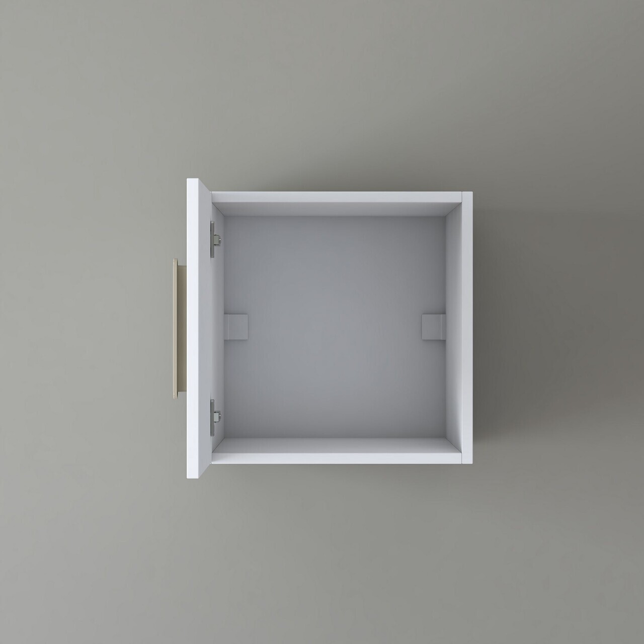 Dulap de perete, Hanah Home, BA167, 45x45x57.5 cm, PAL melaminat, Alb - view 6