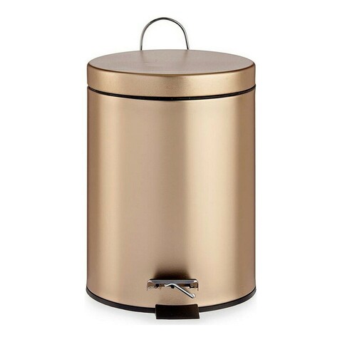 Cos de gunoi cu pedala Golden, Berilo, 5 L, metal/plastic Berilo