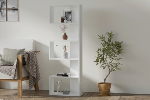 Corp biblioteca, asse home, nebu, 52x150 cm, alb