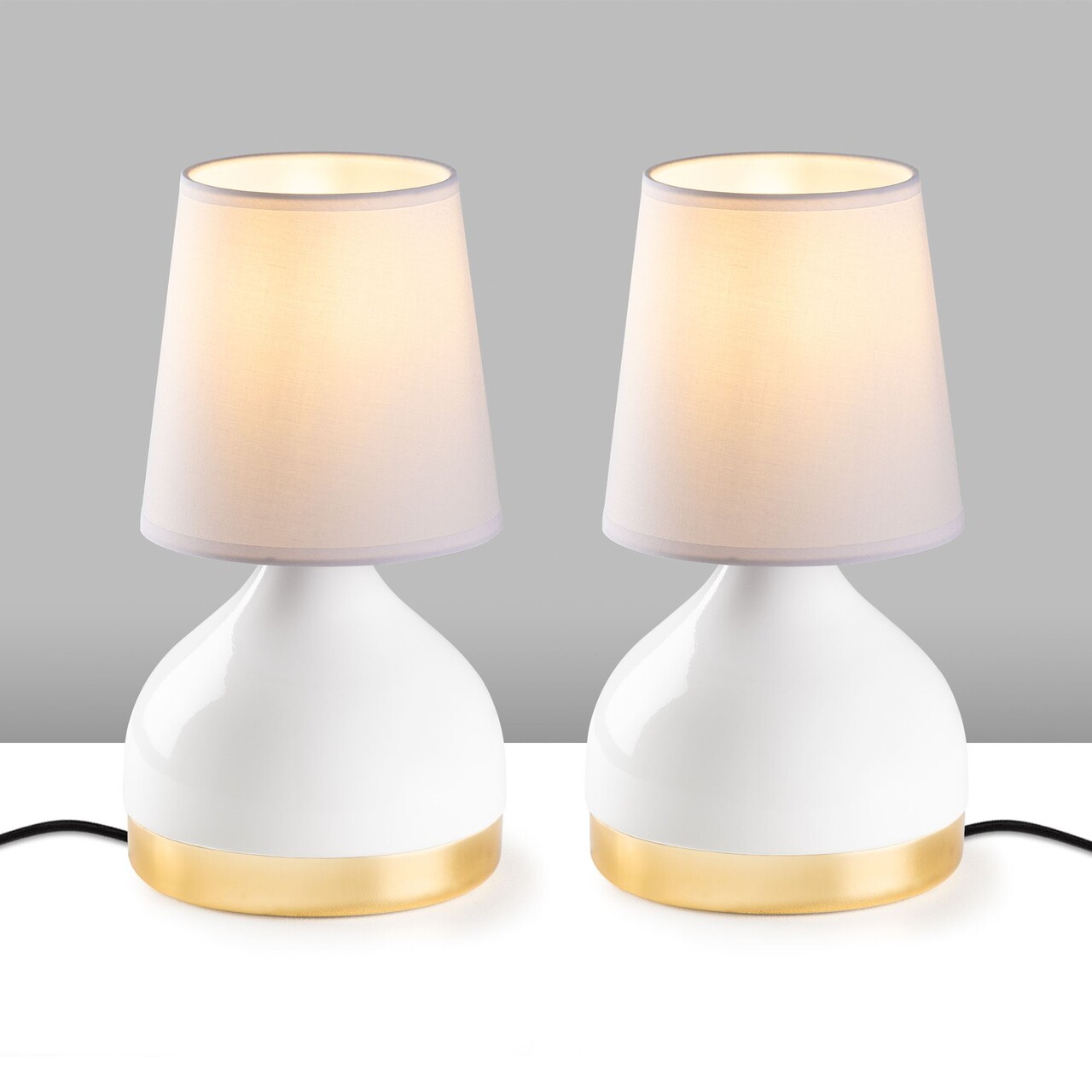 Set de lămpi de masă, Opviq, 892OPV2560, Alb - imagine 5