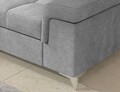 Coltar extensibil dreapta 4 locuri ELTAP, RT-04RAQ, Eridano, 275x202x88 cm, lemn/poliester, gri deschis