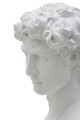 Statueta decorativa Roman, Mauro Ferretti, 21.5x14.5x34 cm, poliresina, alb