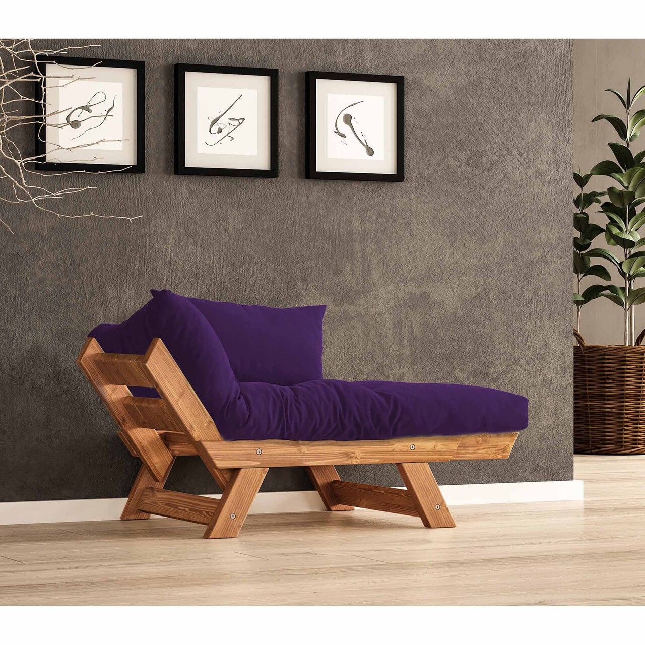 Fotoliu de gradina, Hanah Home, CPT8157-140, Tec / Mov - view 2