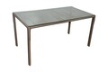 Set gradina/terasa 4 piese, My Interior, Mana, rattan/aluminiu, maro