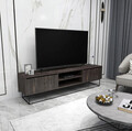 Comoda TV, Kalune Design, Escape 180, 180x50x40 cm, Maro închis/Negru