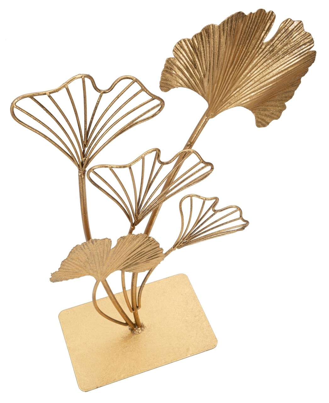 Decoratiune Leaf, Mauro Ferretti, 26x11.5x44.5 cm, fier, auriu - 1 | YEO