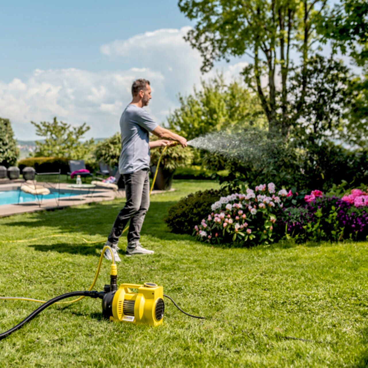 Pompa de gradina BP 4.500 Garden Set Plus, Karcher, galben — imaginea 4