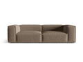 Canapea 4 locuri, Nuria-215, Micadoni Home, 250x110x72 cm, tesatura structurata chenille, cappuccino